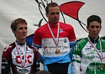 Andy Schleck auf dem Podium der Nationalen Meisterschaften 2007